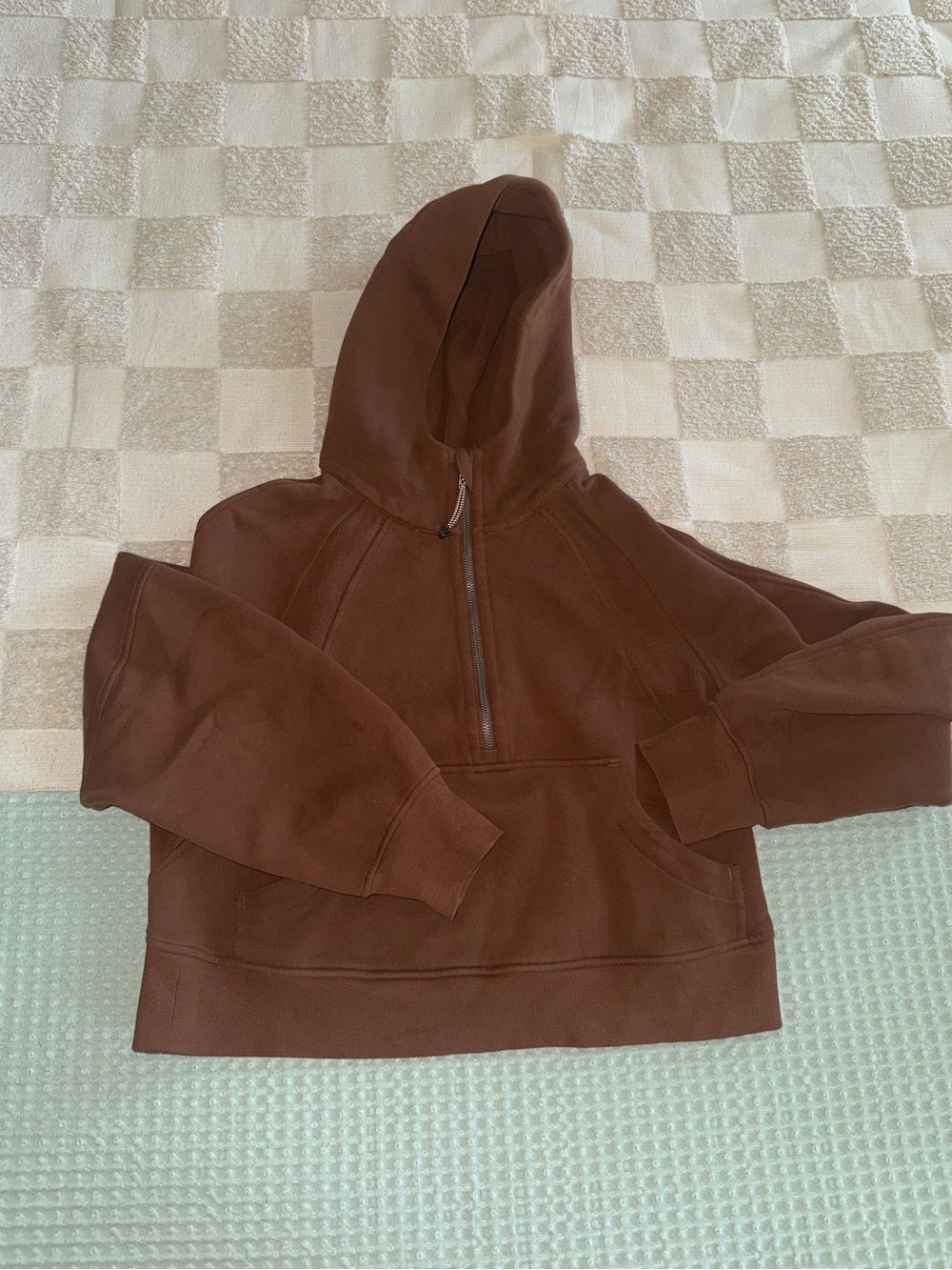 Lululemon Scuba Oversized Half-Zip Hoodie Roasted Brown‎ XS/S